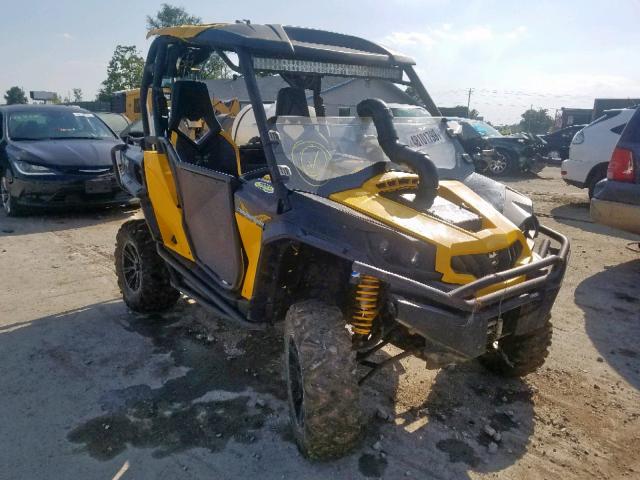 3JBKXLP12BJ000283 - 2011 CAN-AM COMMANDER YELLOW photo 1