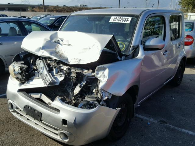 JN8AZ2KR5BT214067 - 2011 NISSAN CUBE BASE SILVER photo 2