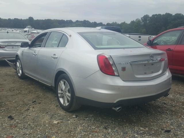 1LNHL9DR9BG611545 - 2011 LINCOLN MKS SILVER photo 3