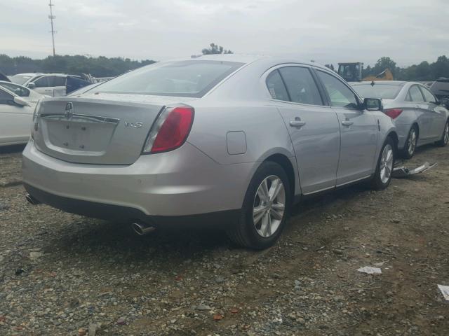 1LNHL9DR9BG611545 - 2011 LINCOLN MKS SILVER photo 4