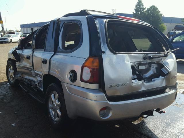 1GKDT13S342418594 - 2004 GMC ENVOY SILVER photo 3