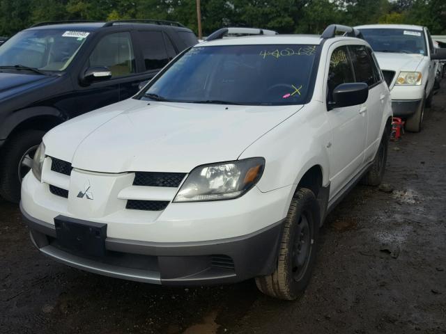 JA4LZ31G13U018305 - 2003 MITSUBISHI OUTLANDER WHITE photo 2