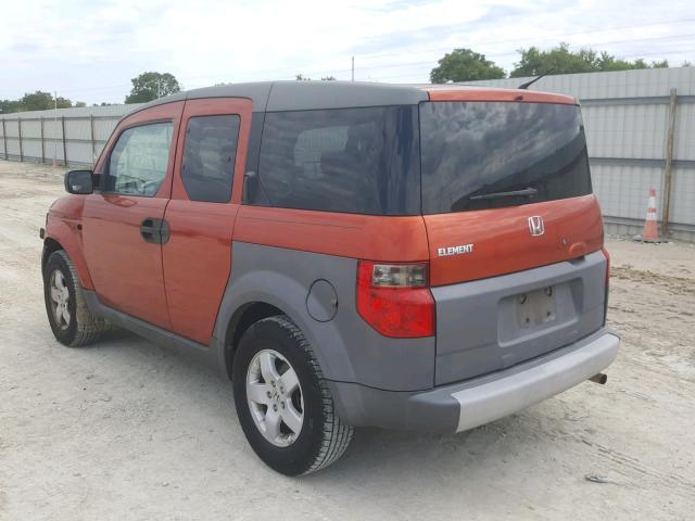 5J6YH28664L022342 - 2004 HONDA ELEMENT EX ORANGE photo 3