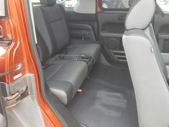 5J6YH28664L022342 - 2004 HONDA ELEMENT EX ORANGE photo 6