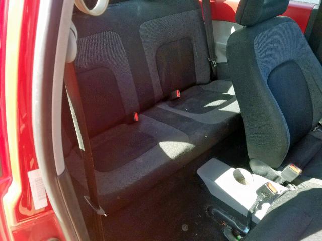 3VWBB61C0WM011338 - 1998 VOLKSWAGEN NEW BEETLE წითელი ფოტო 6