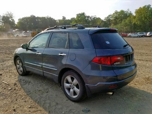 5J8TB18537A002327 - 2007 ACURA RDX TECHNO GRAY photo 3