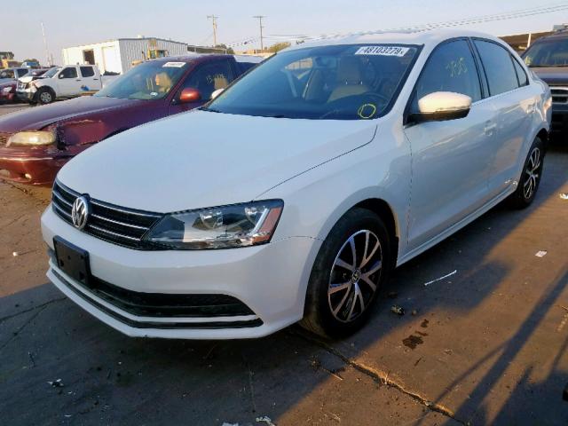 3VWDB7AJ4HM208531 - 2017 VOLKSWAGEN JETTA SE WHITE photo 2