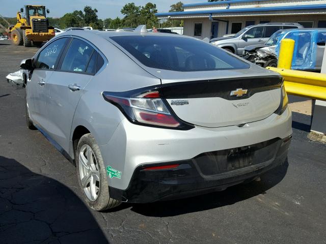 1G1RC6S50HU126740 - 2017 CHEVROLET VOLT LT GRAY photo 3