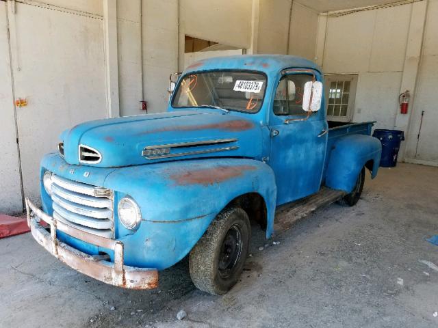 97HD198081 - 1949 FORD F-1 BLUE photo 2