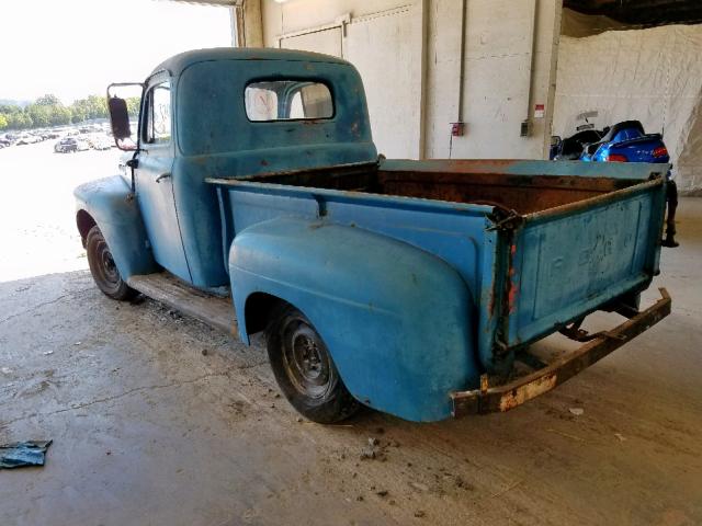 97HD198081 - 1949 FORD F-1 BLUE photo 3