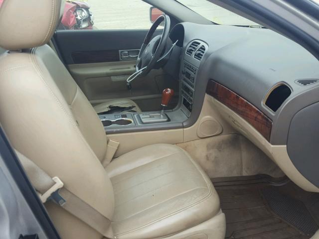1LNHM86S05Y619894 - 2005 LINCOLN LS SILVER photo 5