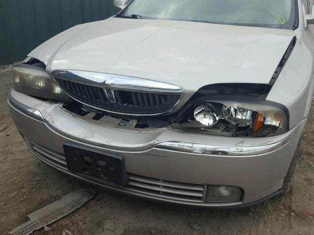 1LNHM86S05Y619894 - 2005 LINCOLN LS SILVER photo 9