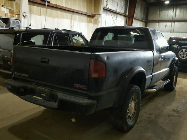 1GTCT19W318129600 - 2001 GMC SONOMA BLACK photo 4