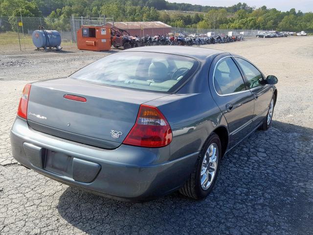 2C3HE66G74H597360 - 2004 CHRYSLER 300M GREEN photo 4