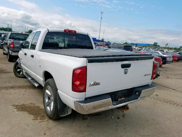 1D7HU18268J215204 - 2008 DODGE RAM 1500 S WHITE photo 3