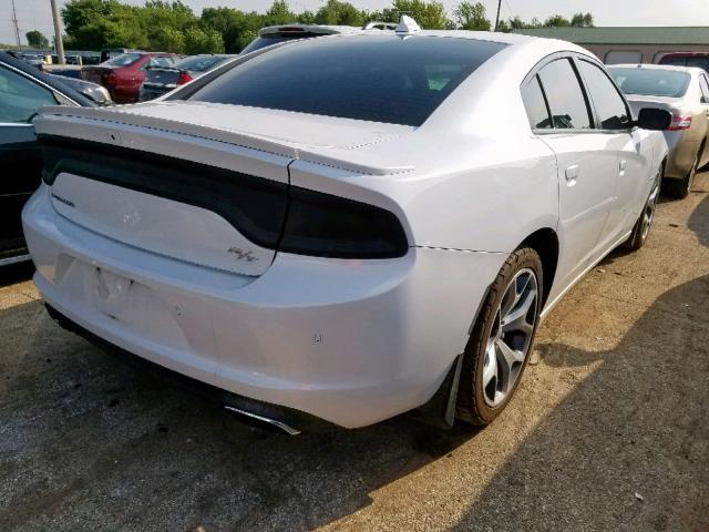 2C3CDXCT7FH914903 - 2015 DODGE CHARGER R/ WHITE photo 4