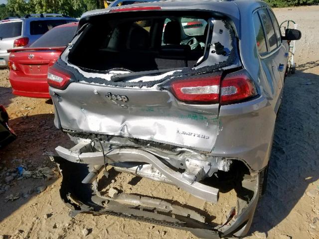 1C4PJLDB6GW200509 - 2016 JEEP CHEROKEE L SILVER photo 9