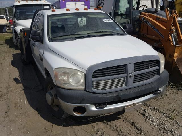 3D7ML48A27G776283 - 2007 DODGE RAM 3500 S WHITE photo 1