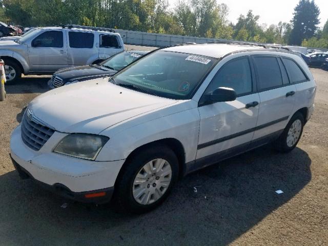 2C8GM48L95R311043 - 2005 CHRYSLER PACIFICA WHITE photo 2