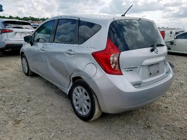 3N1CE2CP6FL382455 - 2015 NISSAN VERSA NOTE SILVER photo 3