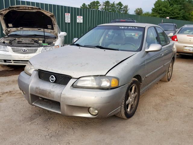 3N1AB51D62L711787 - 2002 NISSAN SENTRA SE- SILVER photo 2