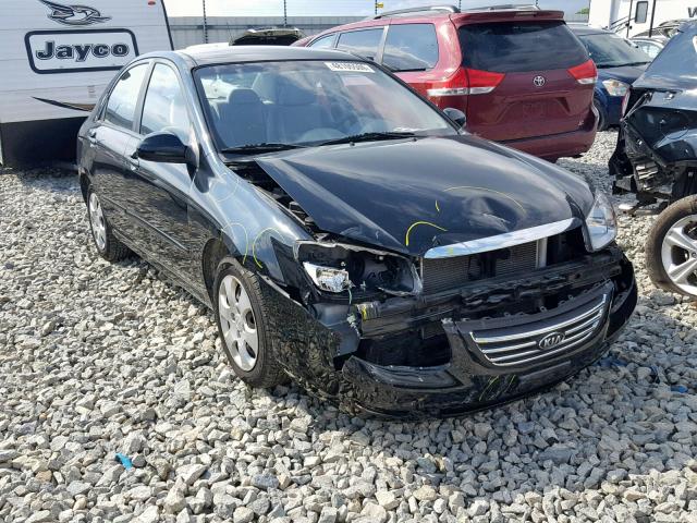 KNAFE121385565488 - 2008 KIA SPECTRA EX BLACK photo 1