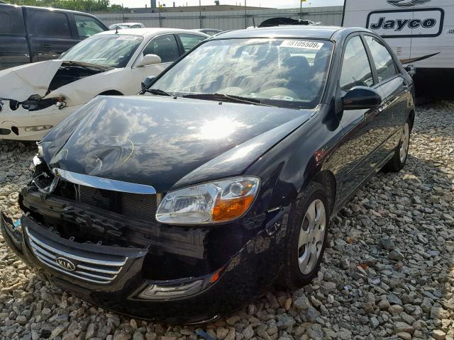 KNAFE121385565488 - 2008 KIA SPECTRA EX BLACK photo 2