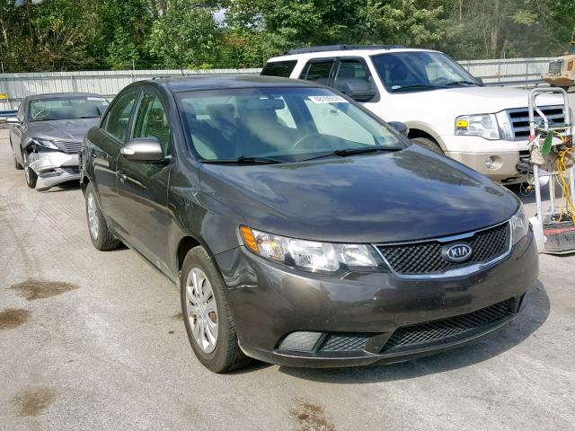 KNAFU4A25A5239695 - 2010 KIA FORTE EX BROWN photo 1