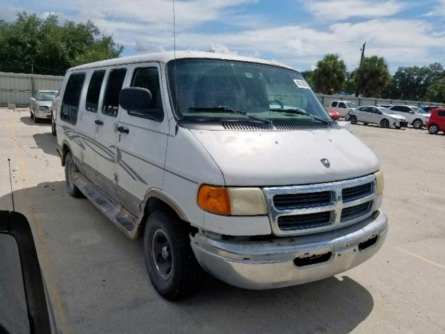 2B6HB11Z71K558075 - 2001 DODGE RAM VAN B1 WHITE photo 1