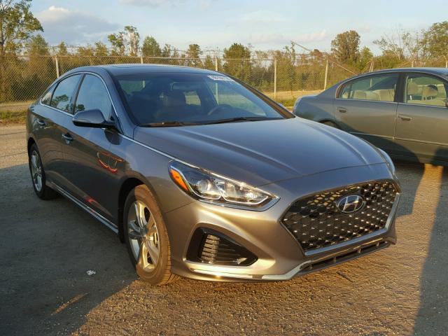 5NPE34AF0JH717543 - 2018 HYUNDAI SONATA SPO GRAY photo 1