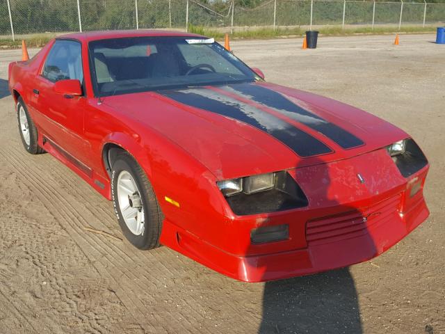 1G1FP23T1NL150799 - 1992 CHEVROLET CAMARO RS RED photo 1