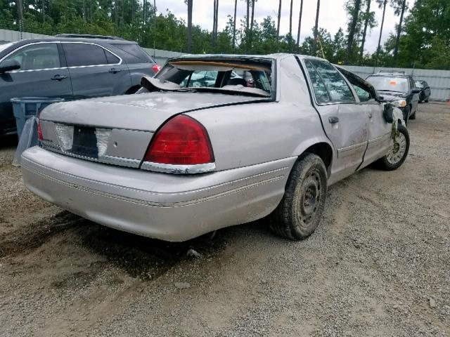 2FAHP71W74X151442 - 2004 FORD CROWN VICT SILVER photo 4