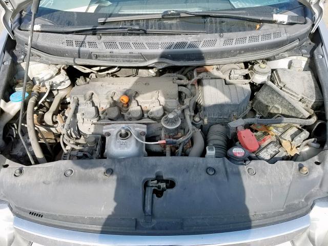 2HGFA15278H113492 - 2008 HONDA CIVIC DX SILVER photo 7