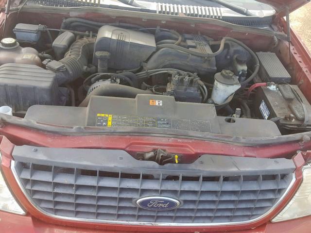 1FMDU73E32ZA61519 - 2002 FORD EXPLORER X MAROON photo 7