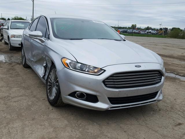 3FA6P0K96ER318056 - 2014 FORD FUSION TIT SILVER photo 1