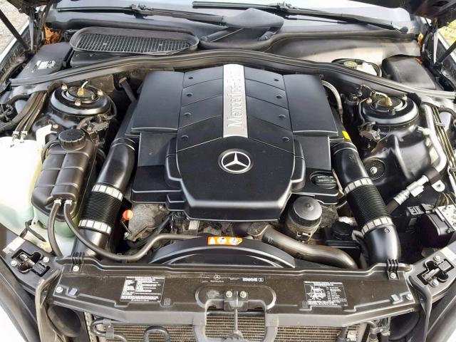 WDBNG84JX5A454176 - 2005 MERCEDES-BENZ S 500 4MAT BLACK photo 7