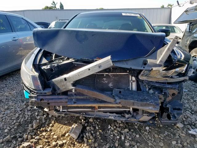 1HGCS1B88BA000021 - 2011 HONDA ACCORD EXL BLACK photo 9