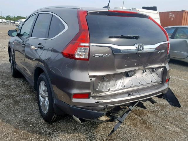 5J6RM4H70FL051486 - 2015 HONDA CR-V EXL TAN photo 3