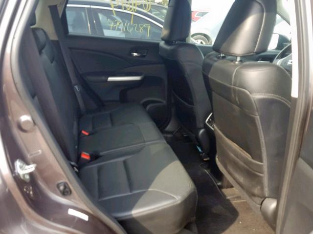 5J6RM4H70FL051486 - 2015 HONDA CR-V EXL TAN photo 6