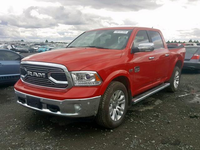 1C6RR7PT8HS750713 - 2017 RAM 1500 LONGH RED photo 2