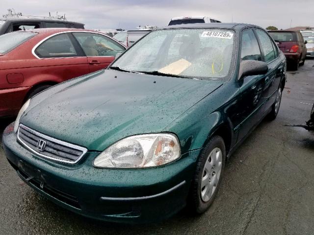 2HGEJ6618YH564719 - 2000 HONDA CIVIC BASE Yaşıl foto 2