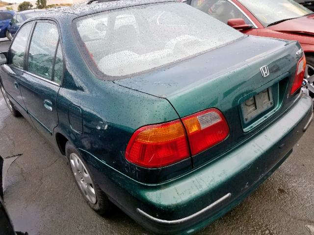 2HGEJ6618YH564719 - 2000 HONDA CIVIC BASE Yaşıl foto 3