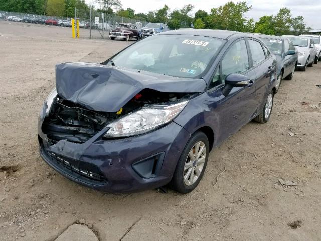 3FADP4BJ8DM122723 - 2013 FORD FIESTA SE GRAY photo 2