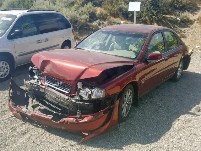 YV1TH592651410773 - 2005 VOLVO S80 2.5T RED photo 2