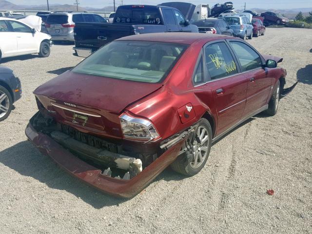 YV1TH592651410773 - 2005 VOLVO S80 2.5T RED photo 4