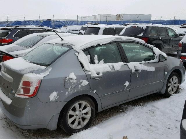 3N1AB6AP8AL703334 - 2010 NISSAN SENTRA 2.0 GRAY photo 4