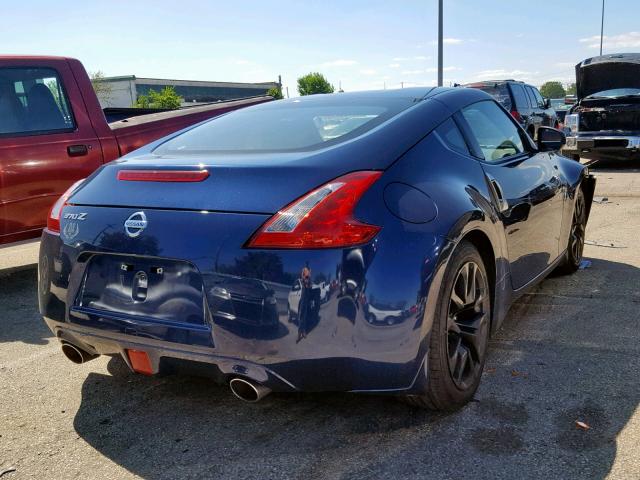 JN1AZ4EH5FM441370 - 2015 NISSAN 370Z BASE BLUE photo 4