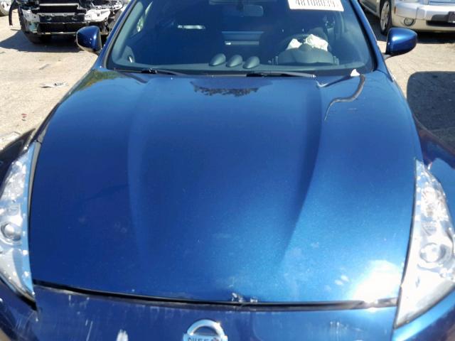 JN1AZ4EH5FM441370 - 2015 NISSAN 370Z BASE BLUE photo 7