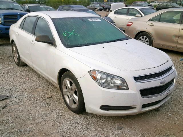 1G1ZA5EU9CF204156 - 2012 CHEVROLET MALIBU LS WHITE photo 1