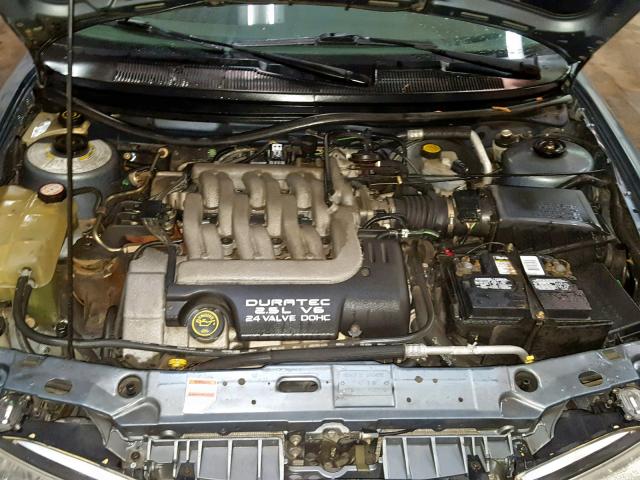 3FAFP66L1YM104022 - 2000 FORD CONTOUR SE BLUE photo 7